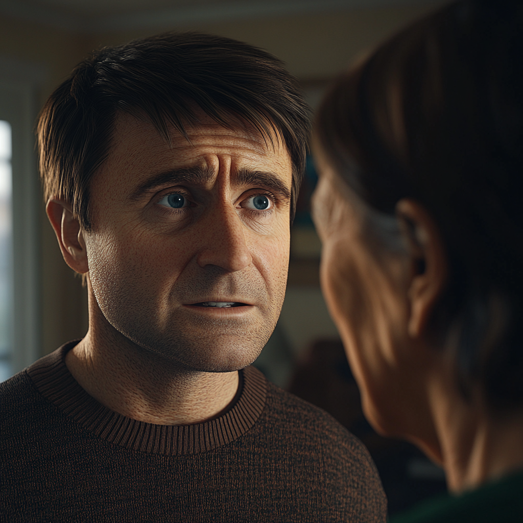 A man talking to his mother | Source: No source