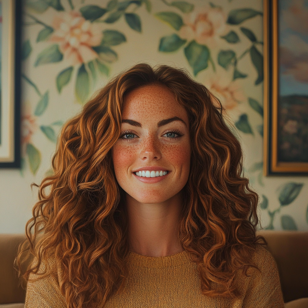 A woman smiling | Source: No source