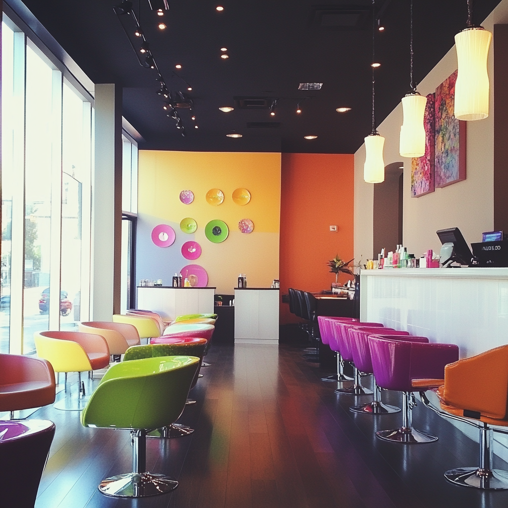The interior of a nail salon | Source: No source
