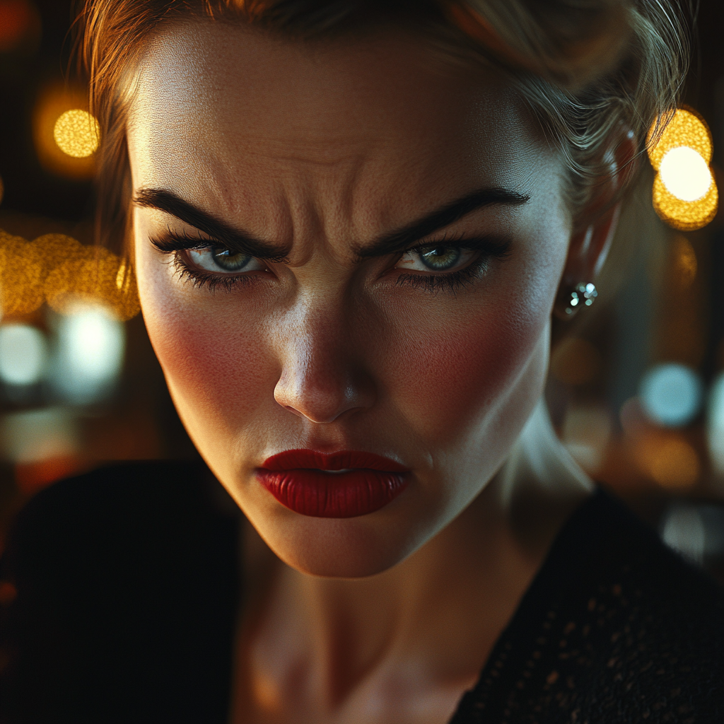 An angry woman | Source: No source