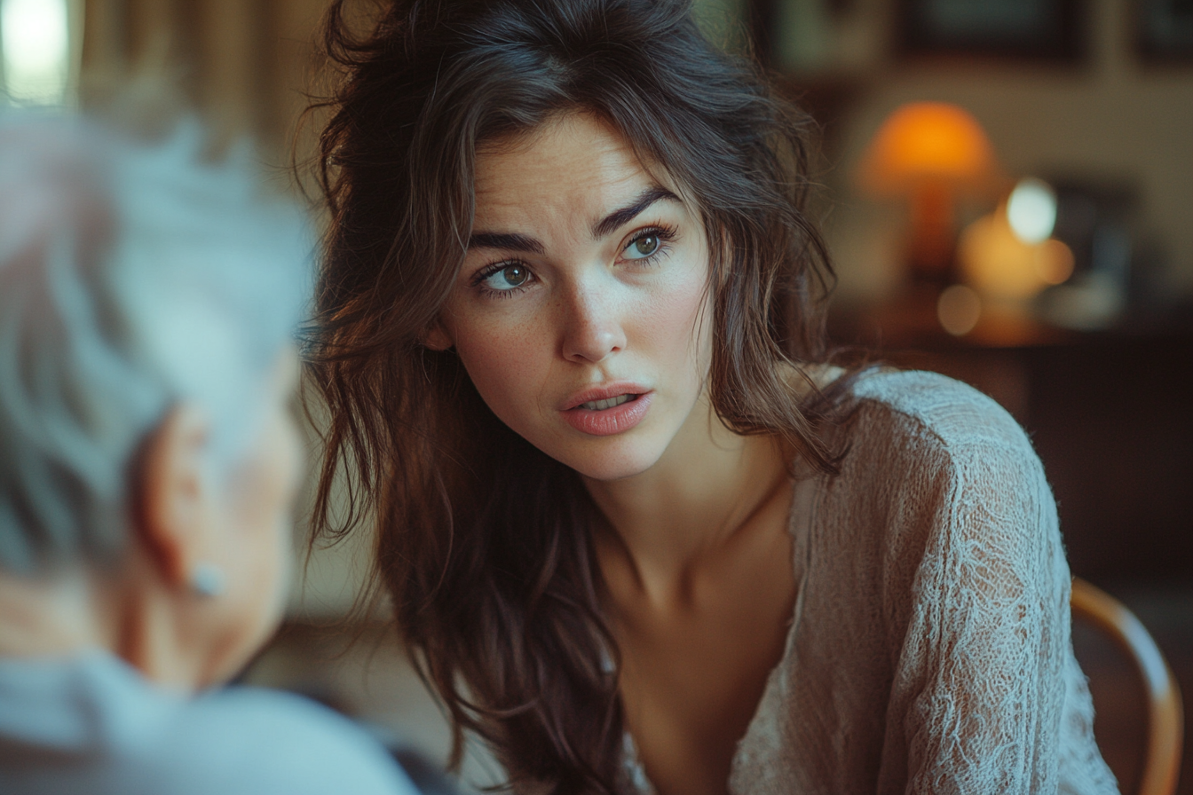 Woman having an intense argument with her mother-in-law | Source: No source