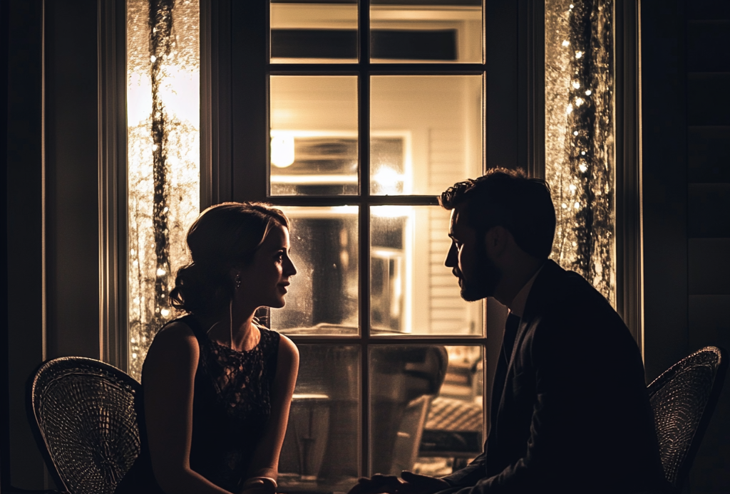 Couple having a conversation | Source: No source