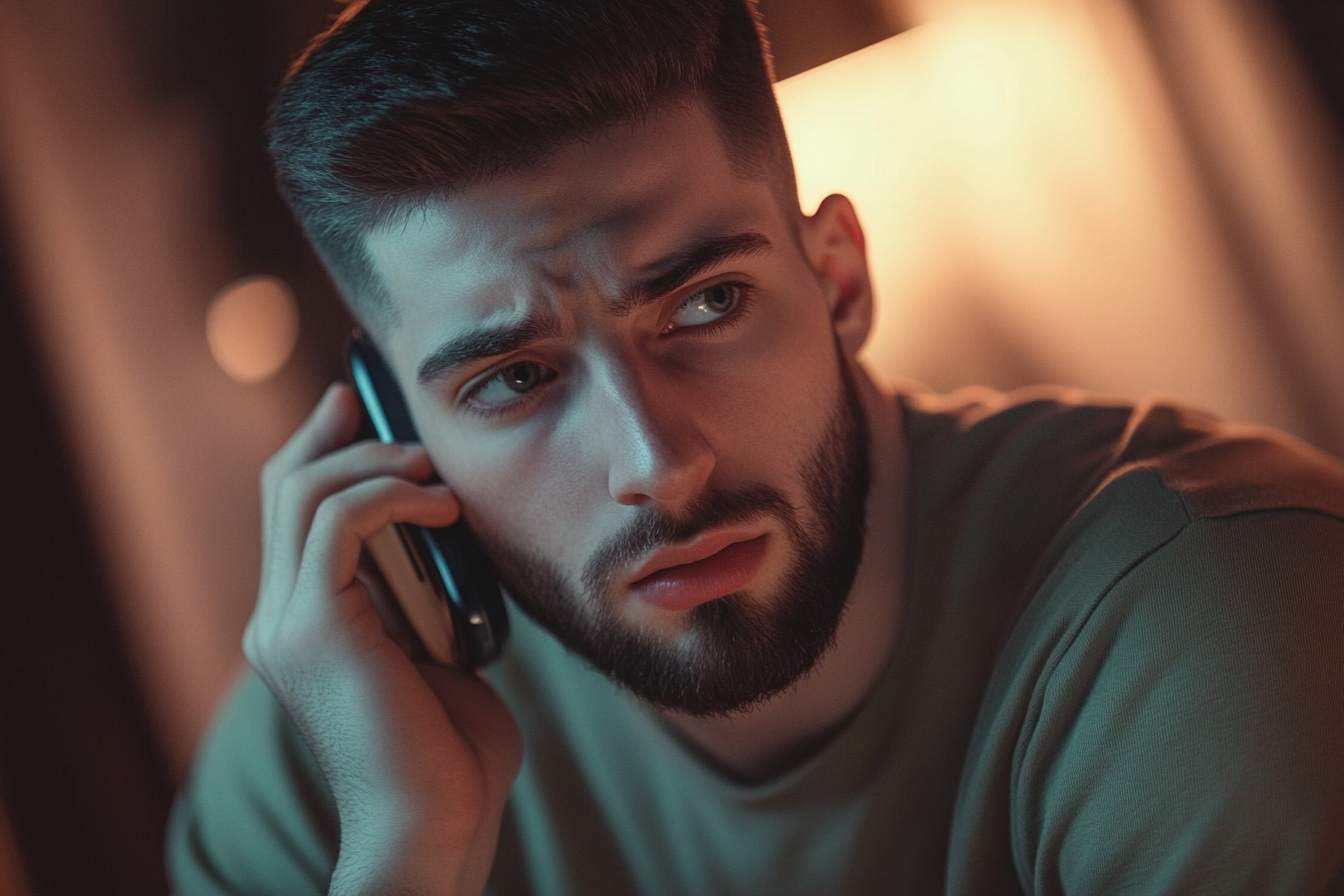 A man talking on the phone | Source: No source