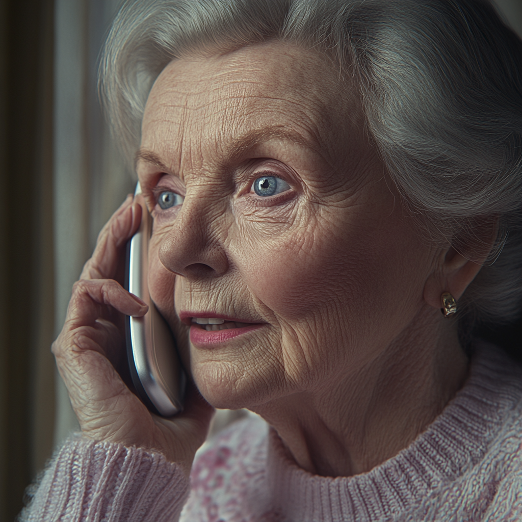 A woman talking on the phone | Source: no source