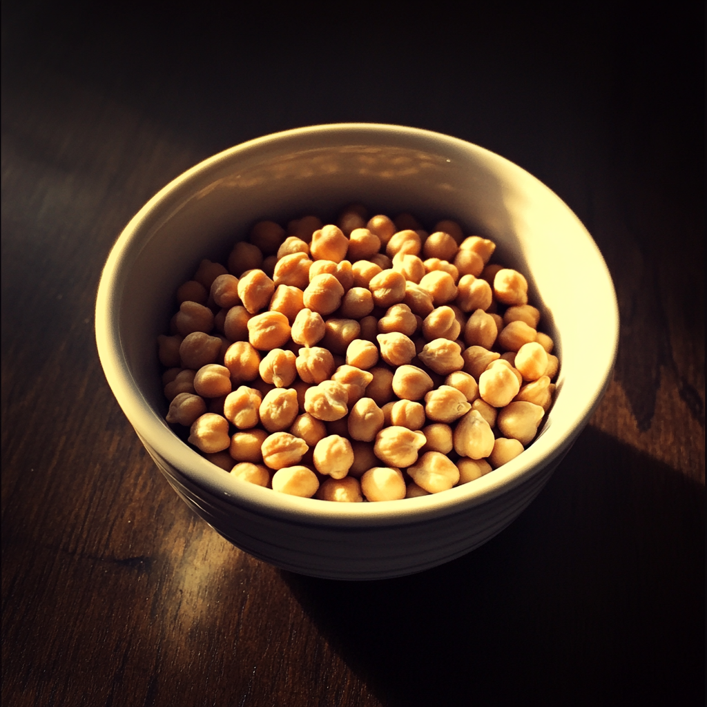 A bowl of chickpeas | Source: no source