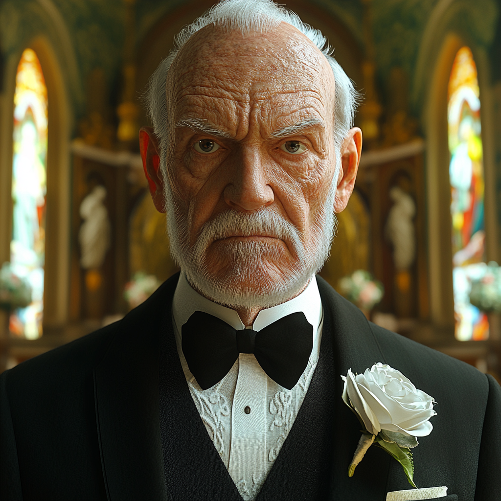 A man standing in a church | Source: No source