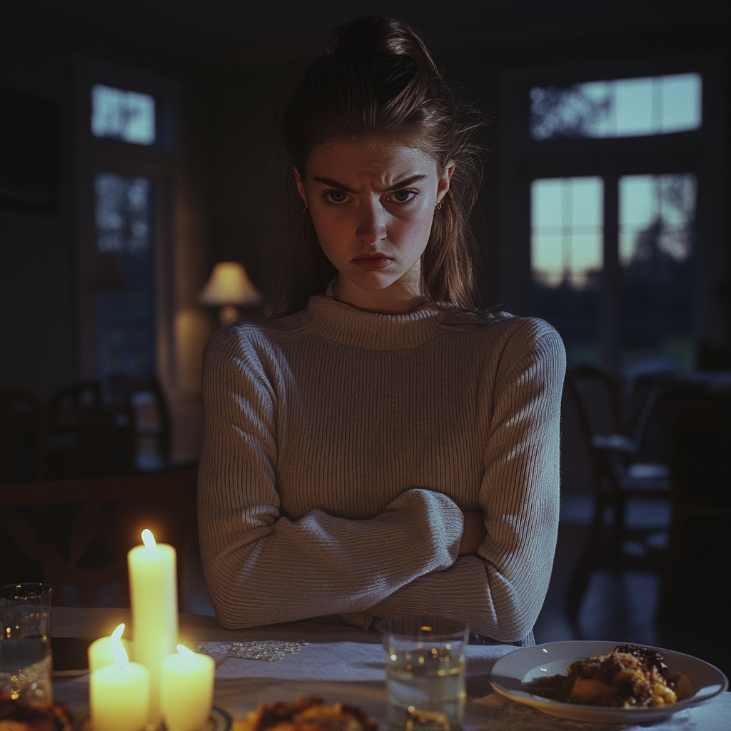 An angry young woman | Source: No source