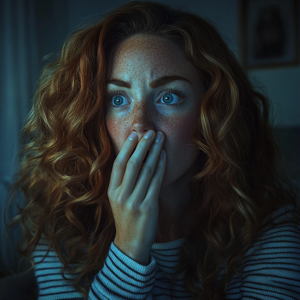 A startled woman | Source: No source