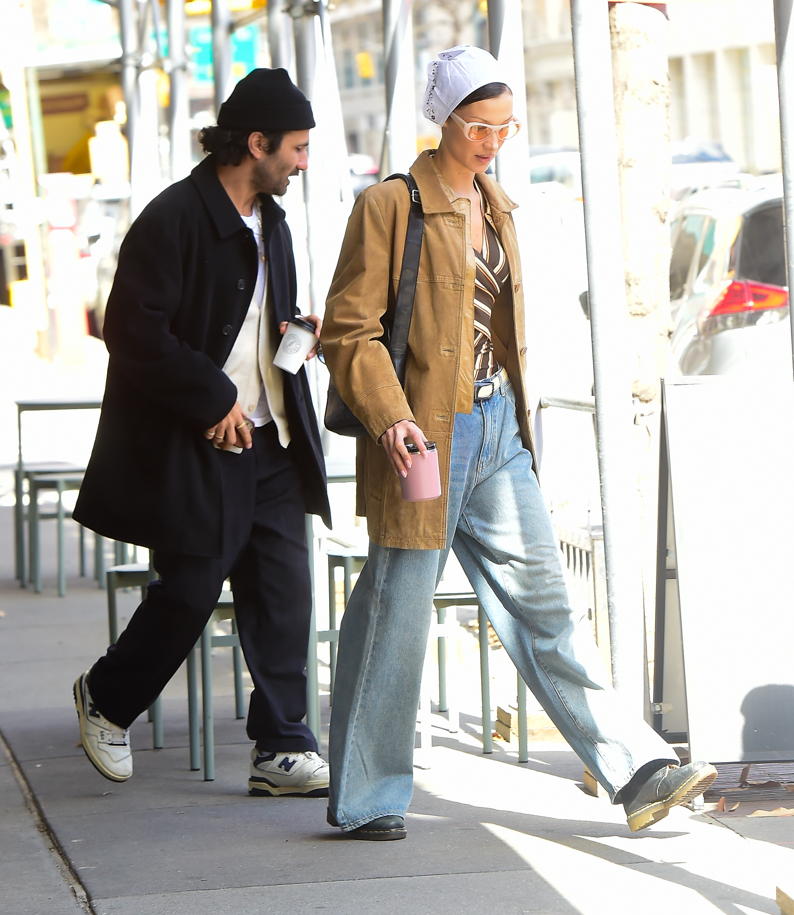 Bella Hadid walking in SoHo on February 24, 2023, in New York City | Source: Getty Images