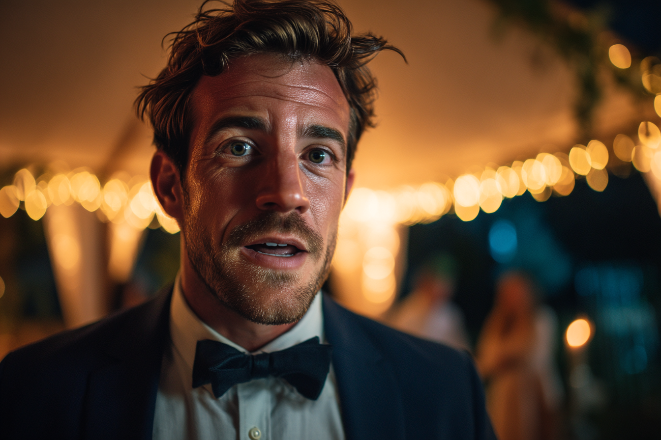 A man at a wedding | Source: No source