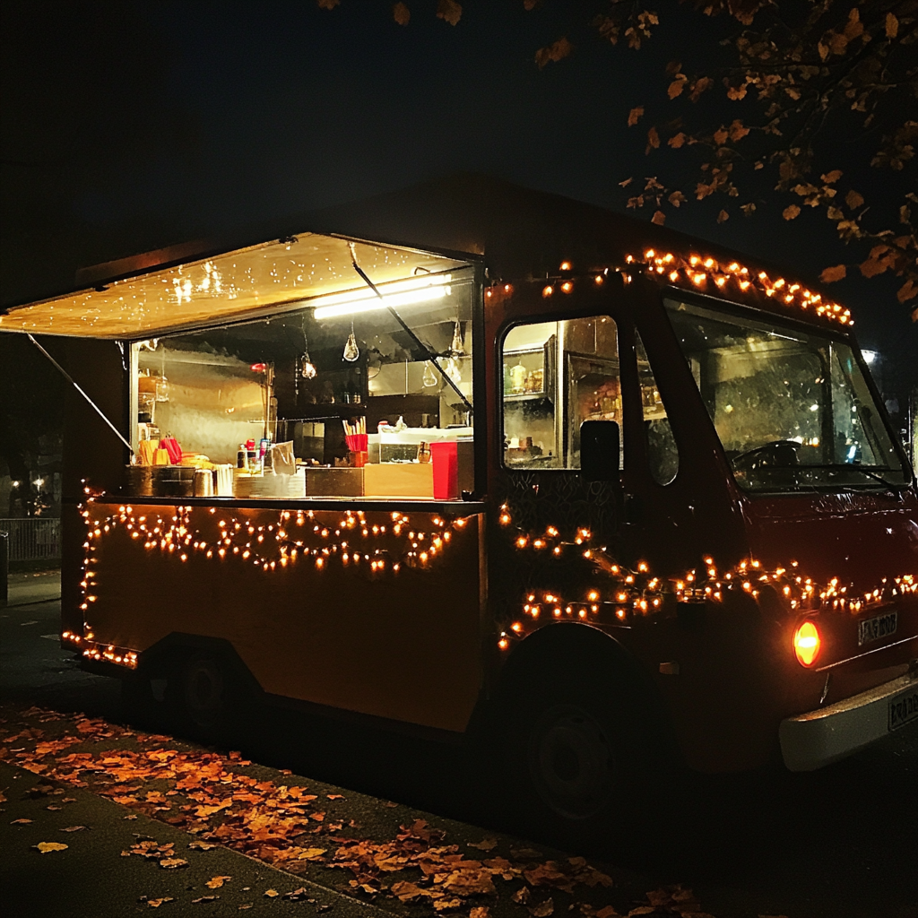 A parked food truck | Source: no source