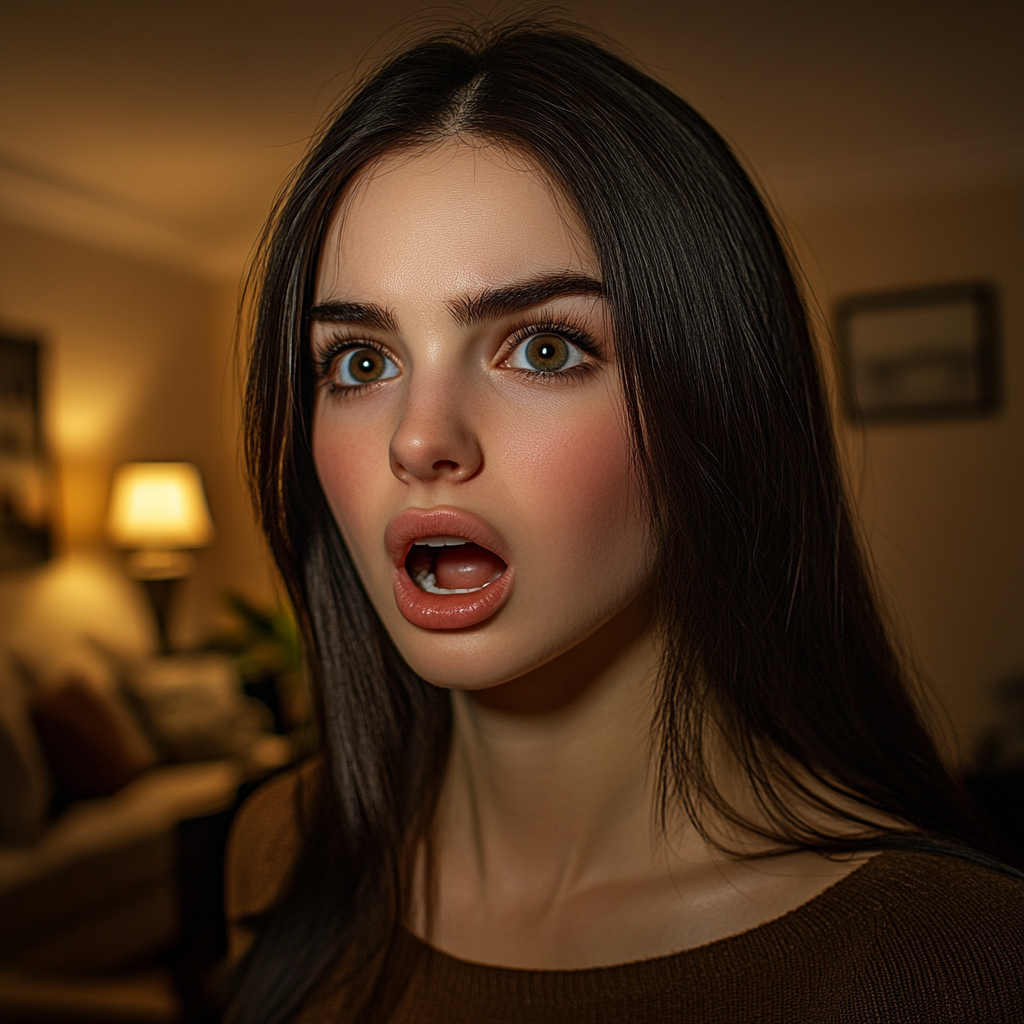 A woman gaping in shock | Source: no source