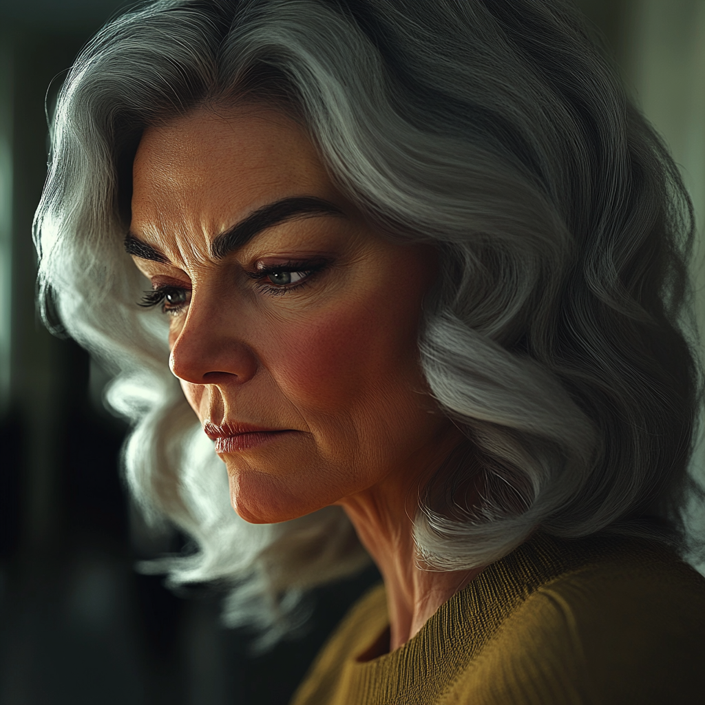 A sad older woman | Source: No source