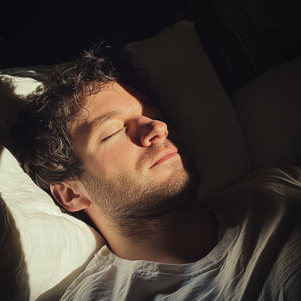 A man laying in his bed | Source: No source
