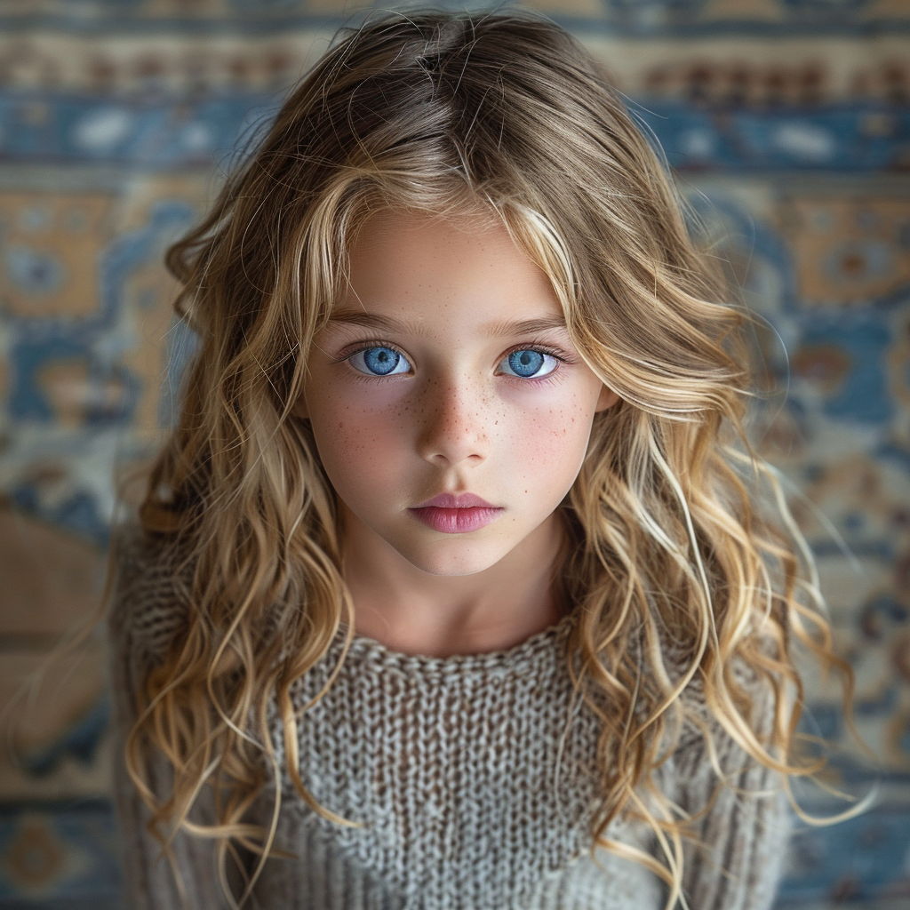 Emma's innocent gaze | Source: no source