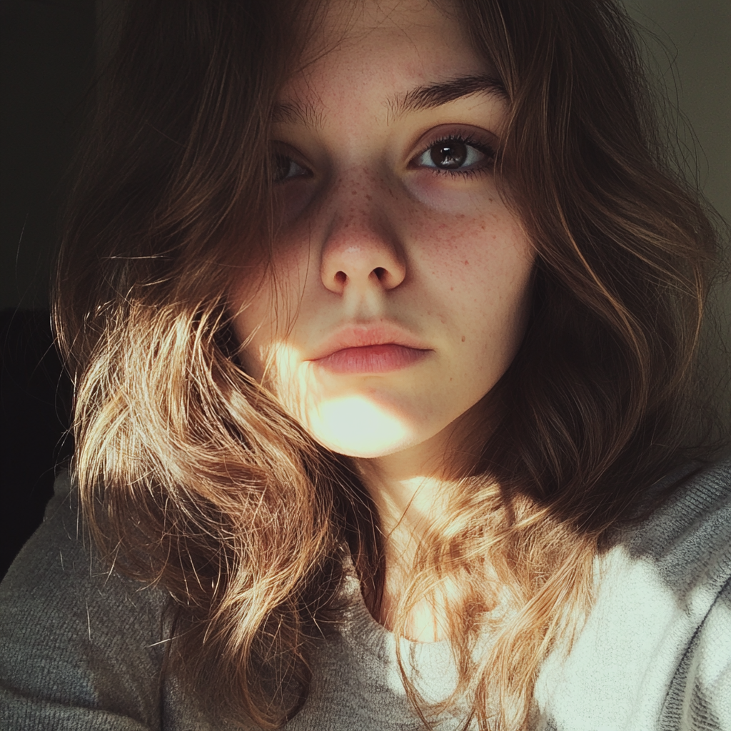 A sad young woman | Source: No source