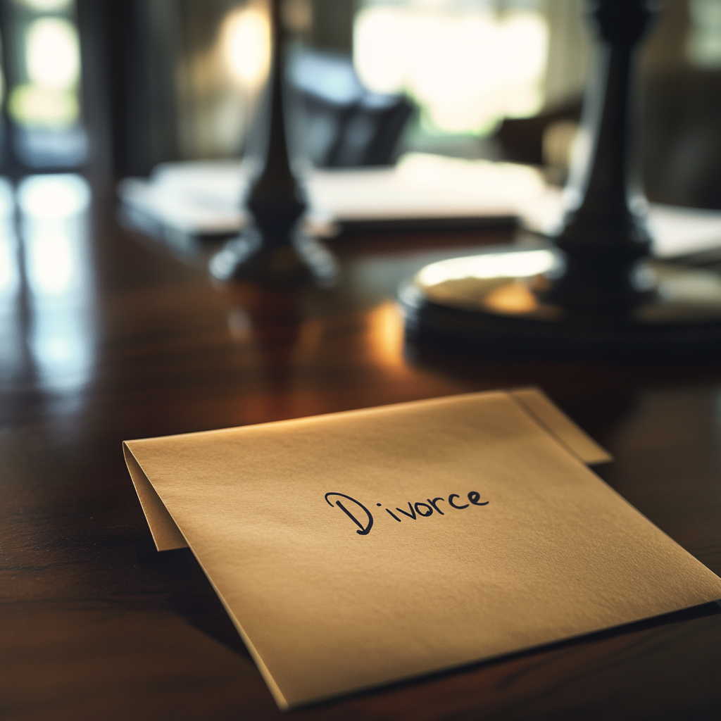 An envelope on a table | Source: no source