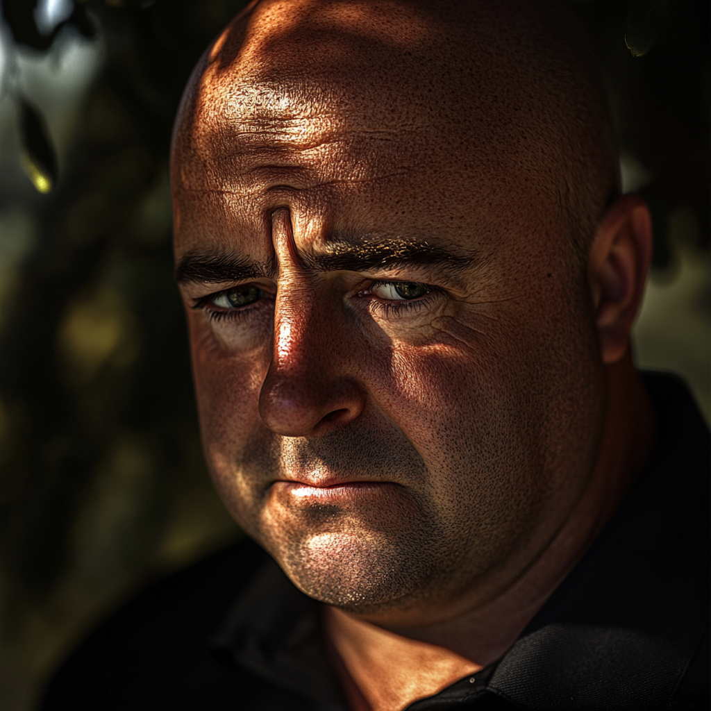 A thoughtful man standing under a tree | Source: no source