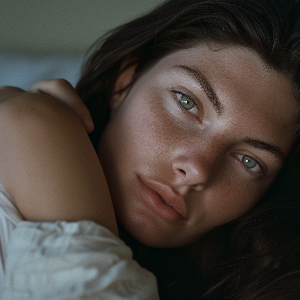 A close-up of a woman | Source: No source