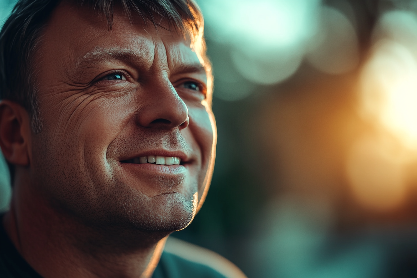 A man smiling | Source: No source