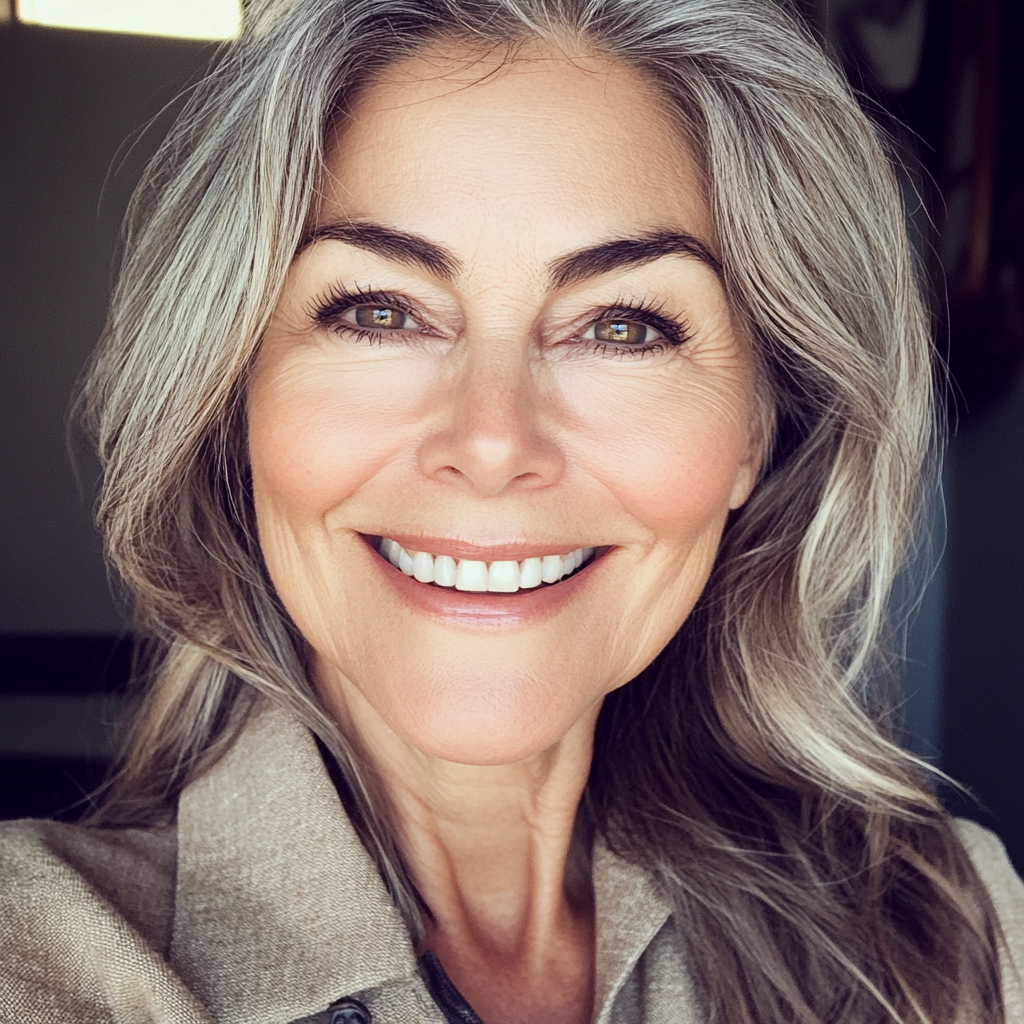 A smiling older woman | Source: No source
