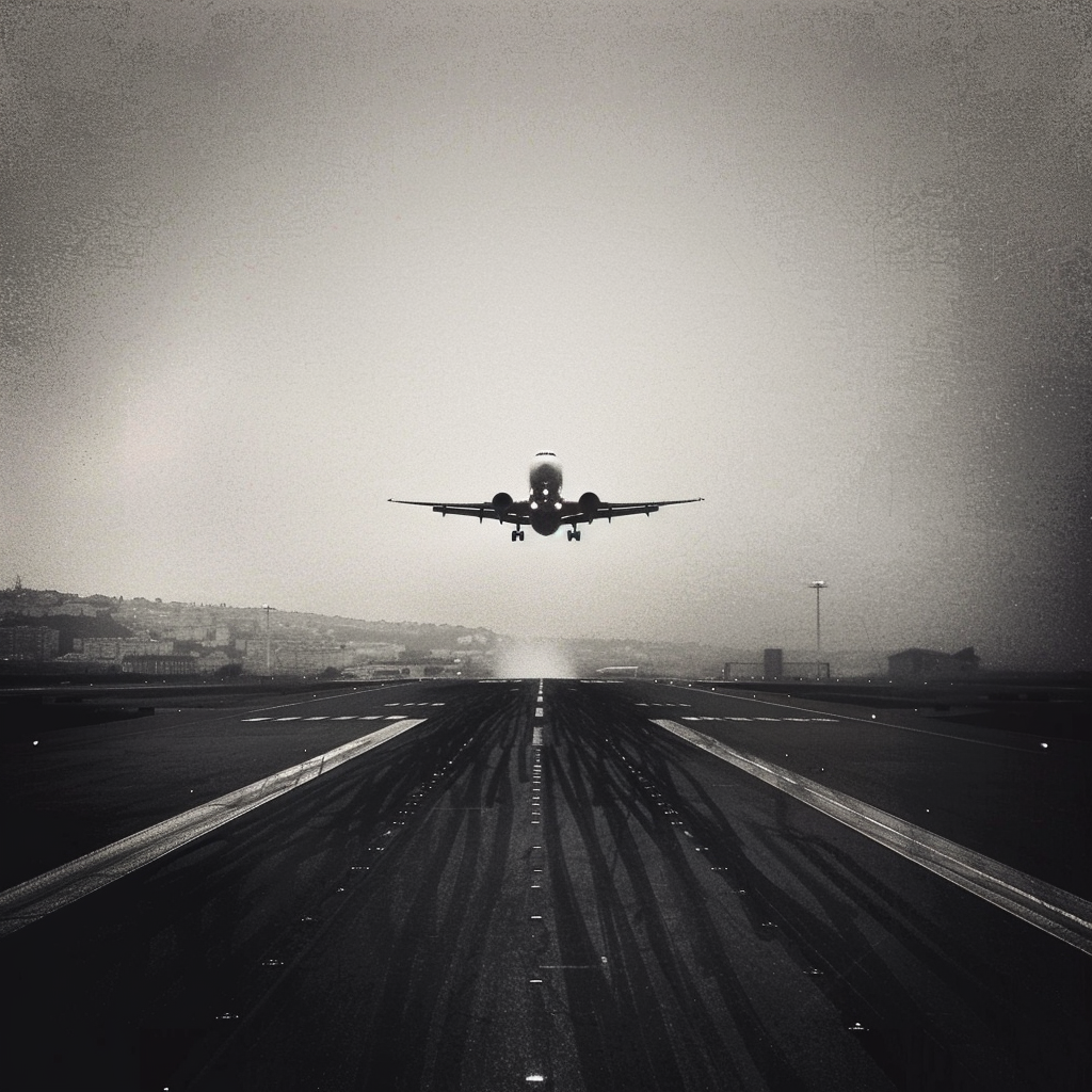 A plane taking off | Source: no source