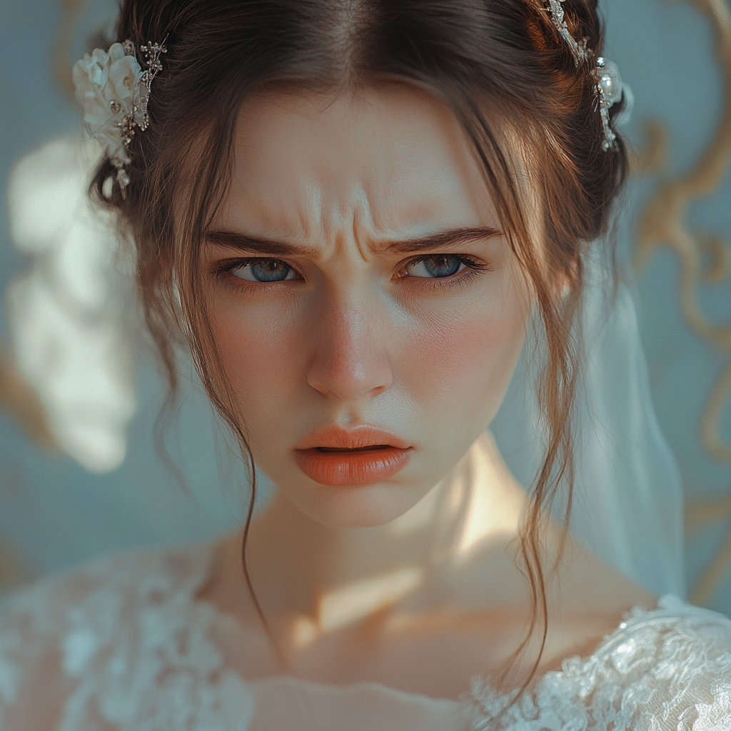 An upset bride | Source: No source