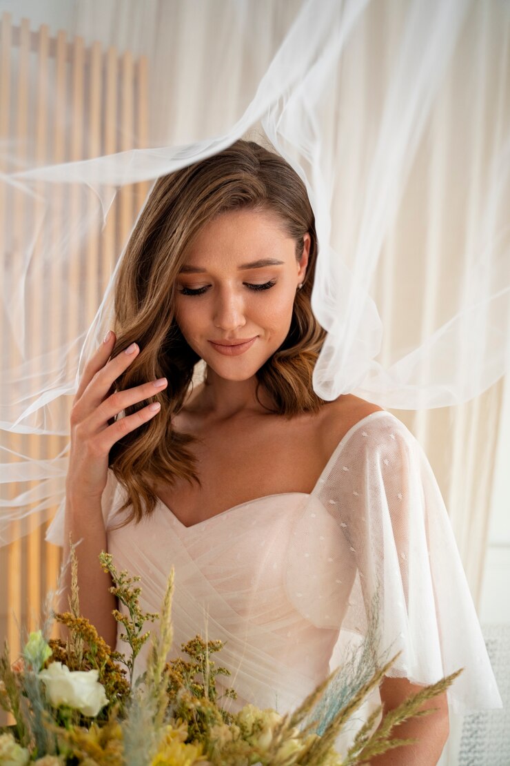 A humble smiling bride | Source: Freepik