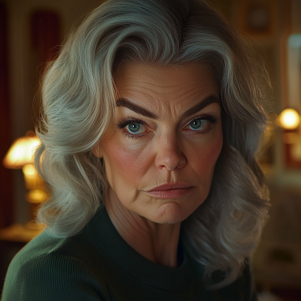A puzzled older woman | Source: No source
