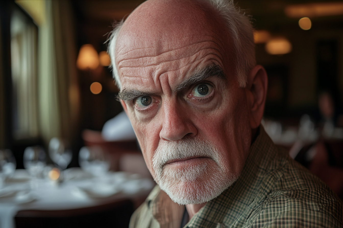 A displeased elderly man | Source: no source
