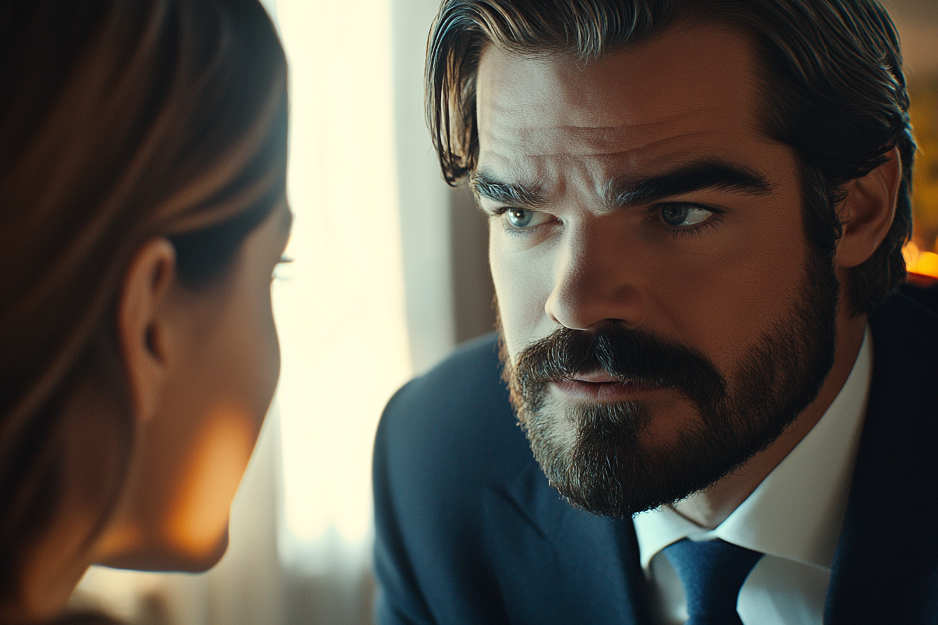A man staring at someone | Source: no source