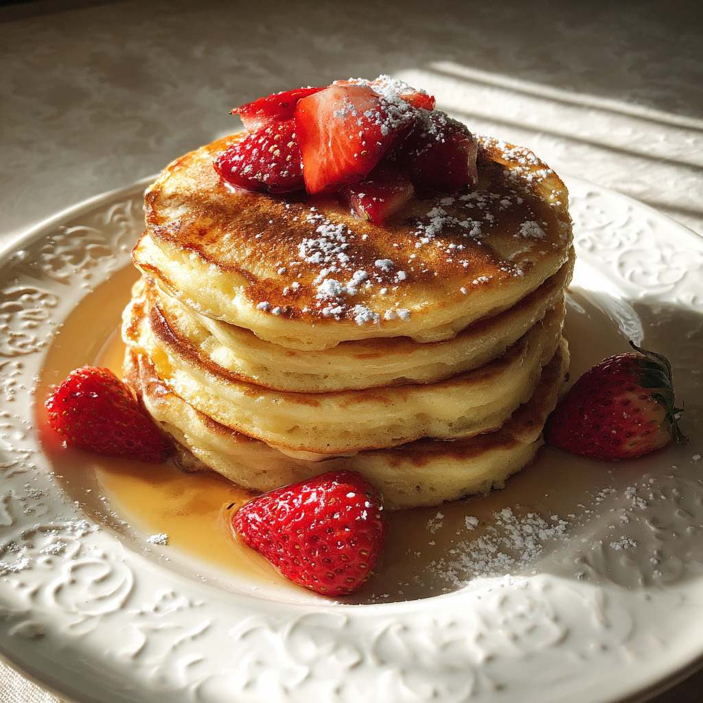 A stack of pancakes | Source: No source