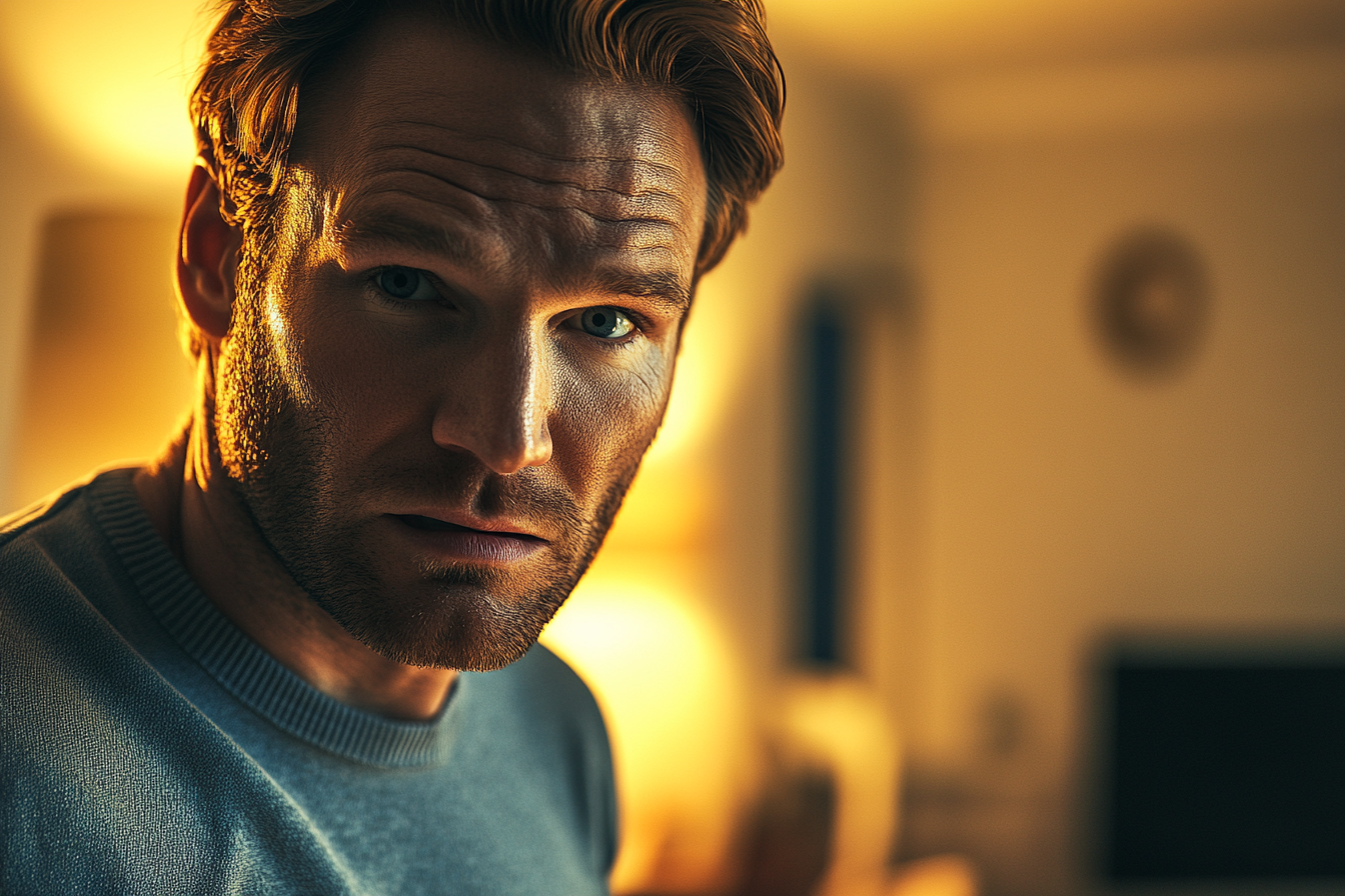 A man standing in a living room | Source: no source