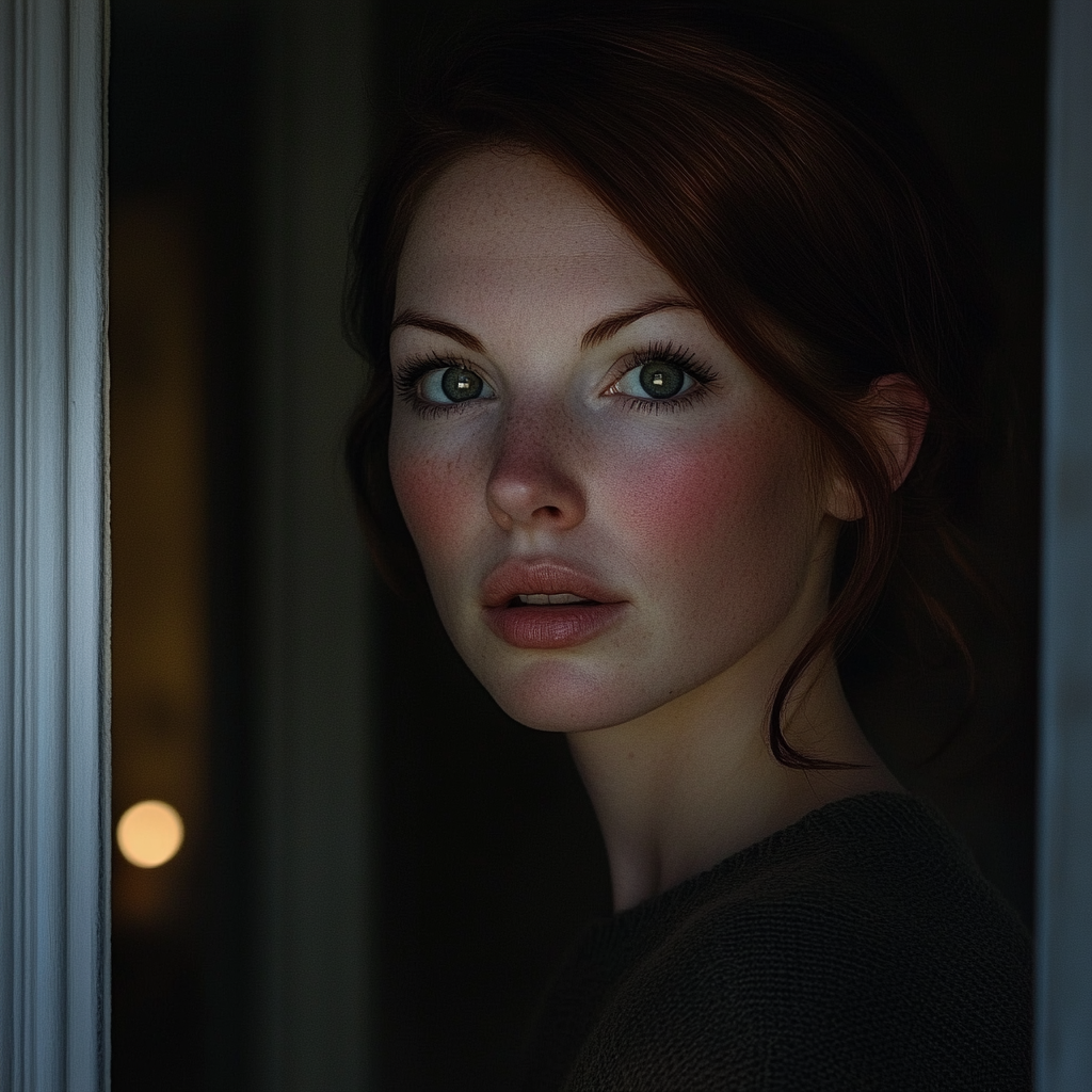 An emotional woman looking at someone | Source: no source