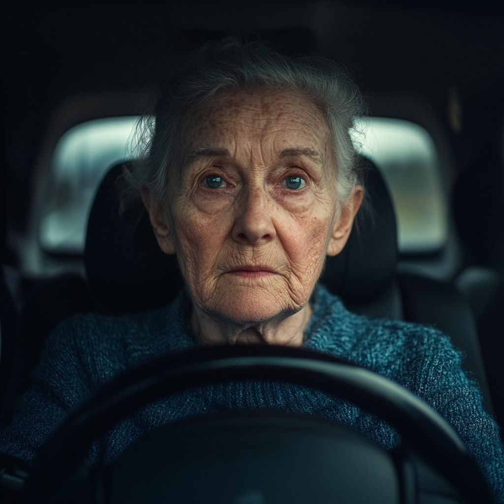 A concerned woman driving | Source: no source