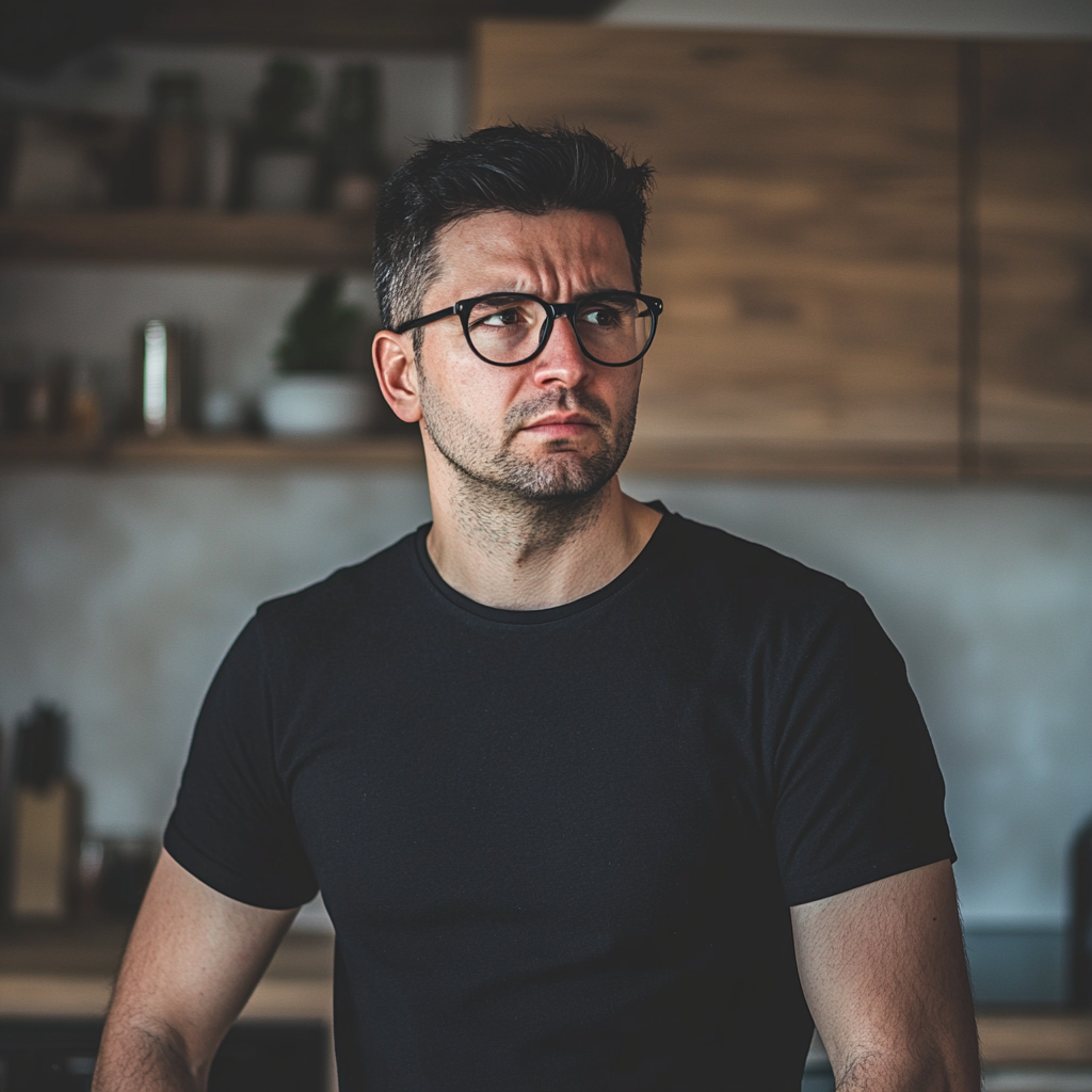 A man standing in a kitchen | Source:  no source