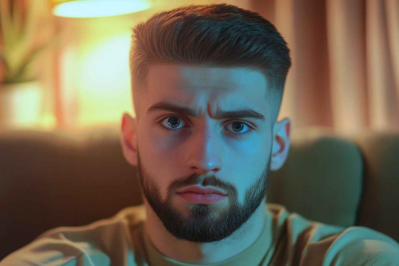 A man looking straight ahead | Source: no source
