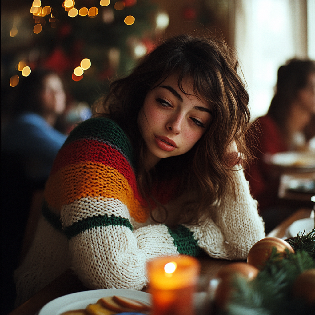 A nervous woman | Source: no source