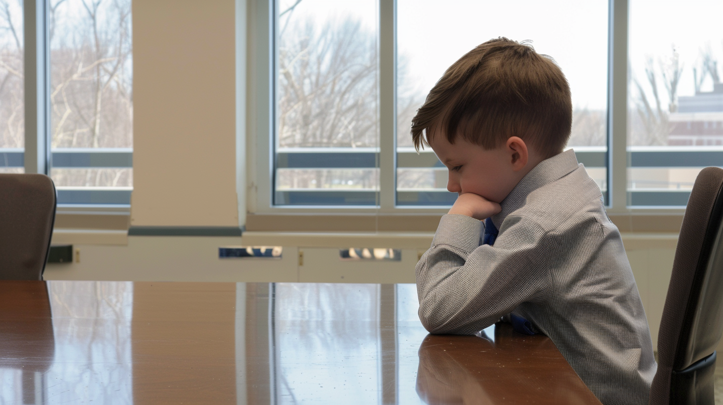 Boy sitting alone | Source: No source