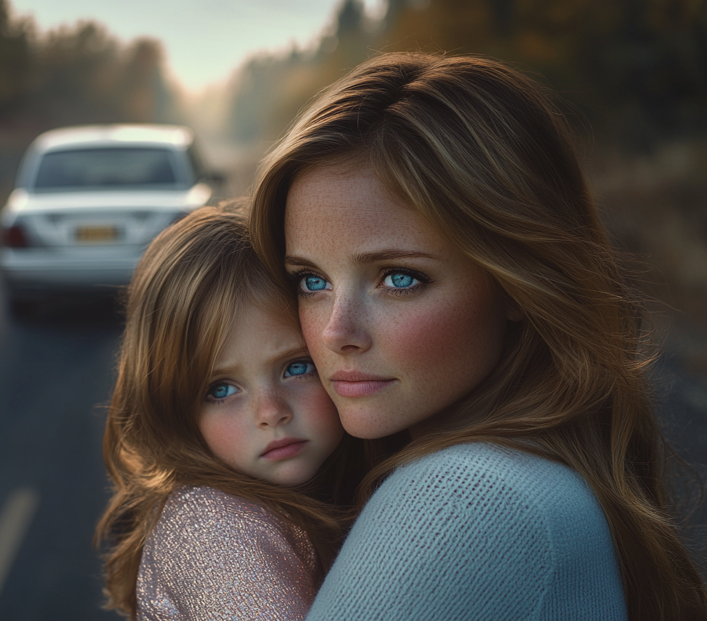 A woman hugging her sad daughter | Source: no source