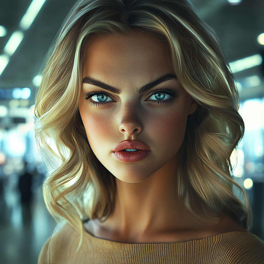 An angry woman staring at someone | Source: No source
