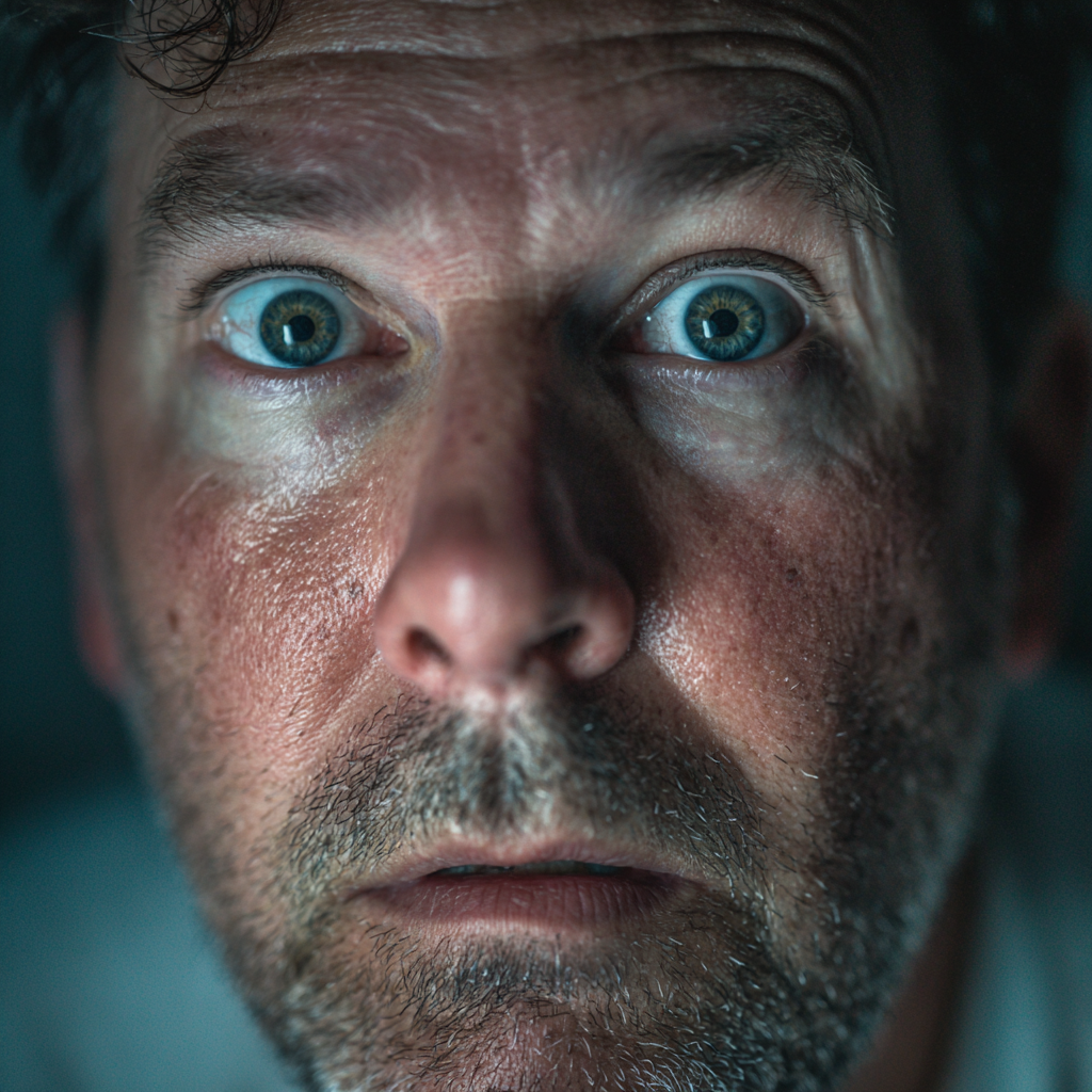 A shocked and heartbroken man | Source: no source