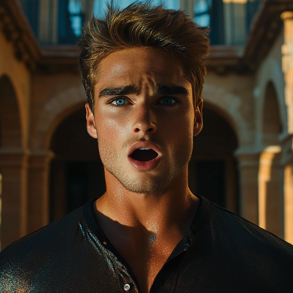 A stunned man | Source: no source