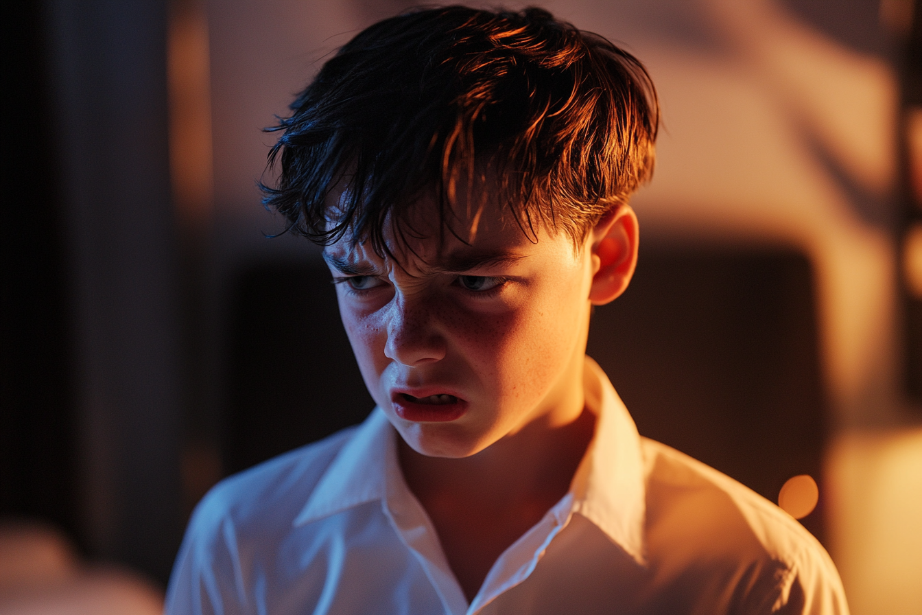 An angry boy | Source: No source