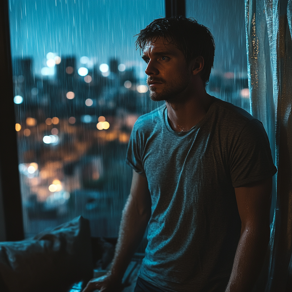 A man standing near a window | Source: no source
