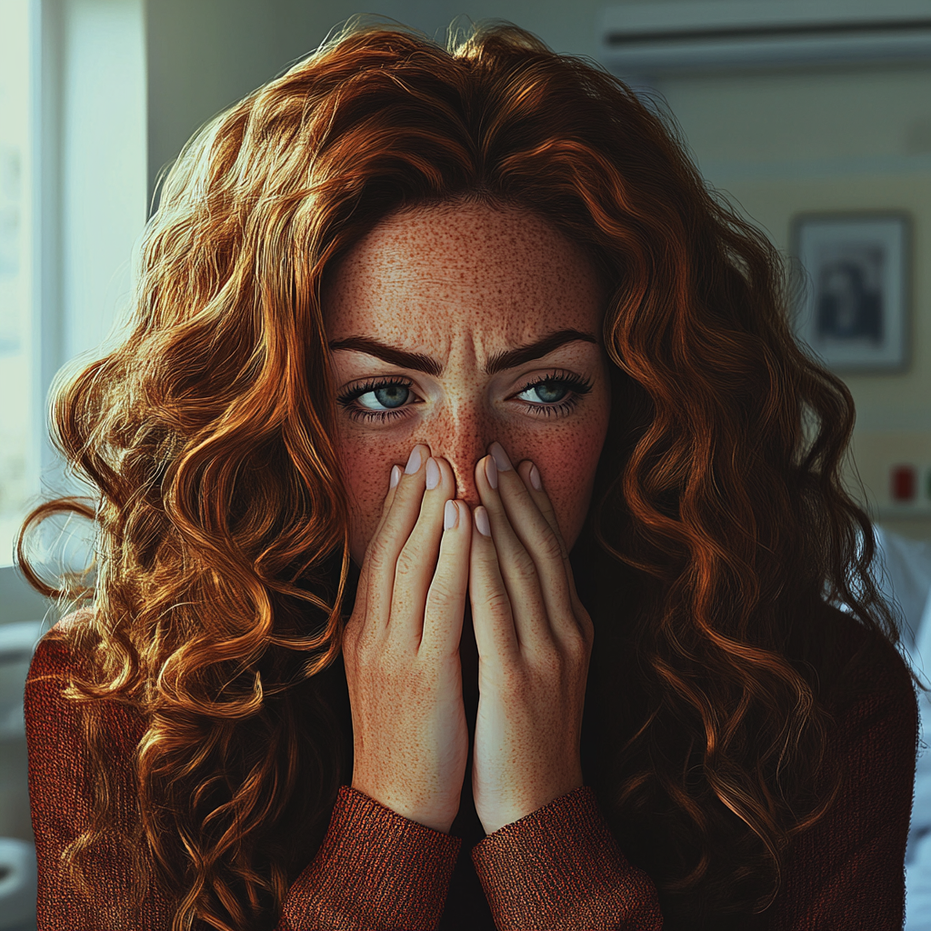 A woman overwhelmed with emotions | Source: No source