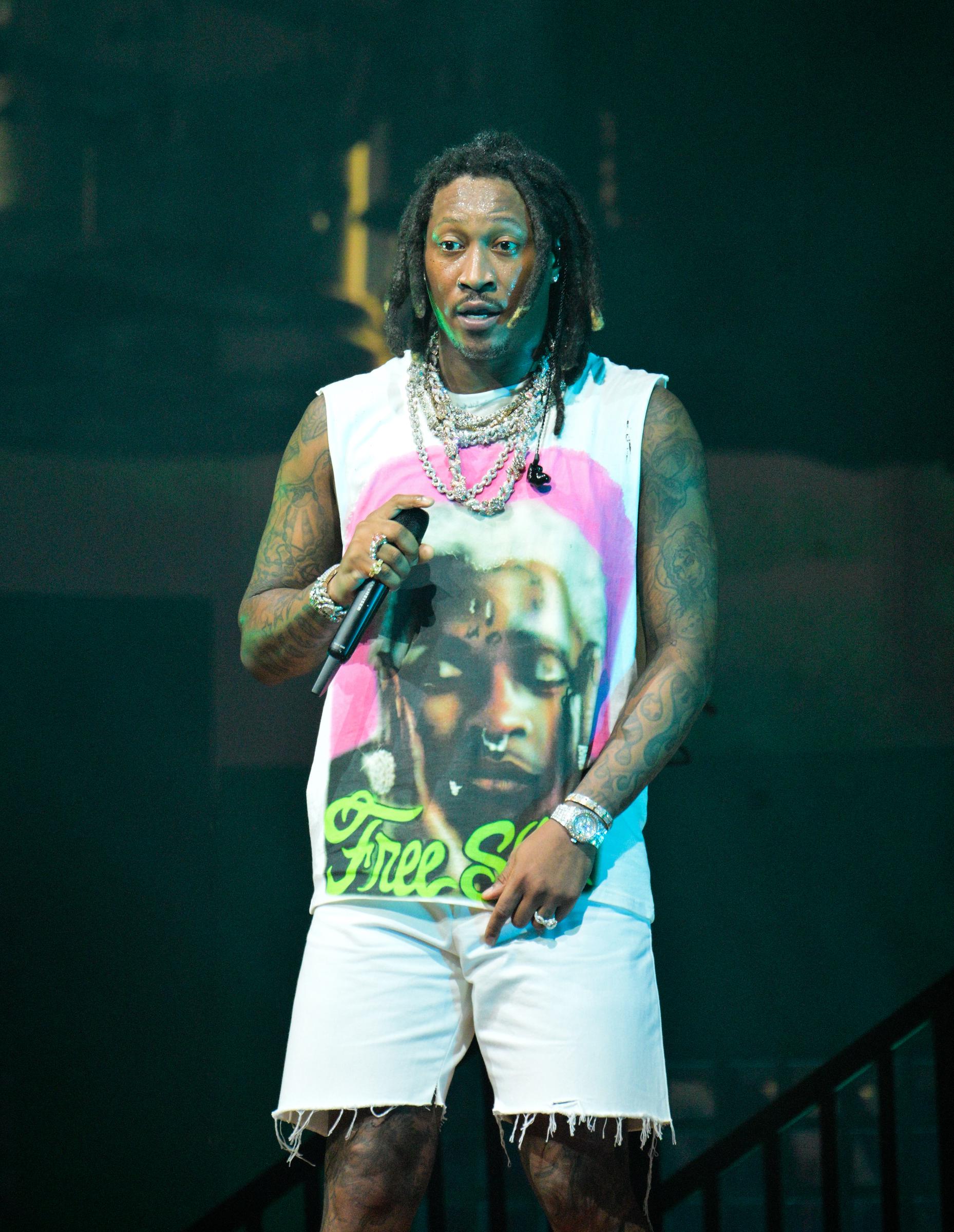 Future performs onstage during Future & Metro Boomin We Trust You Tour on August 8, 2024 | Source: Getty Images