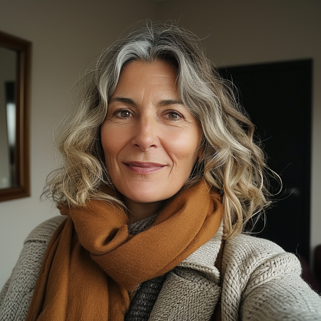 A smiling older woman | Source: No source