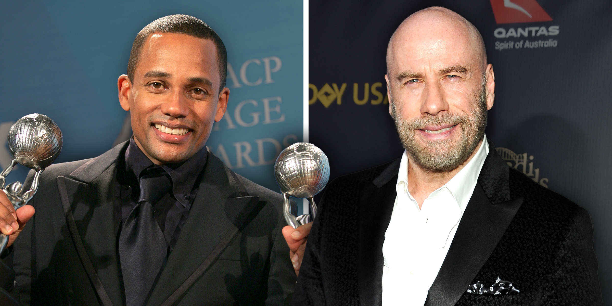 Hill Harper | John Travolta | Source: Getty Images