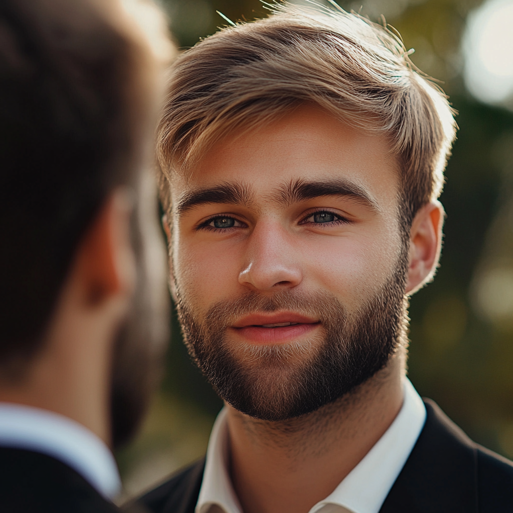 A groom at his wedding | Source: no source